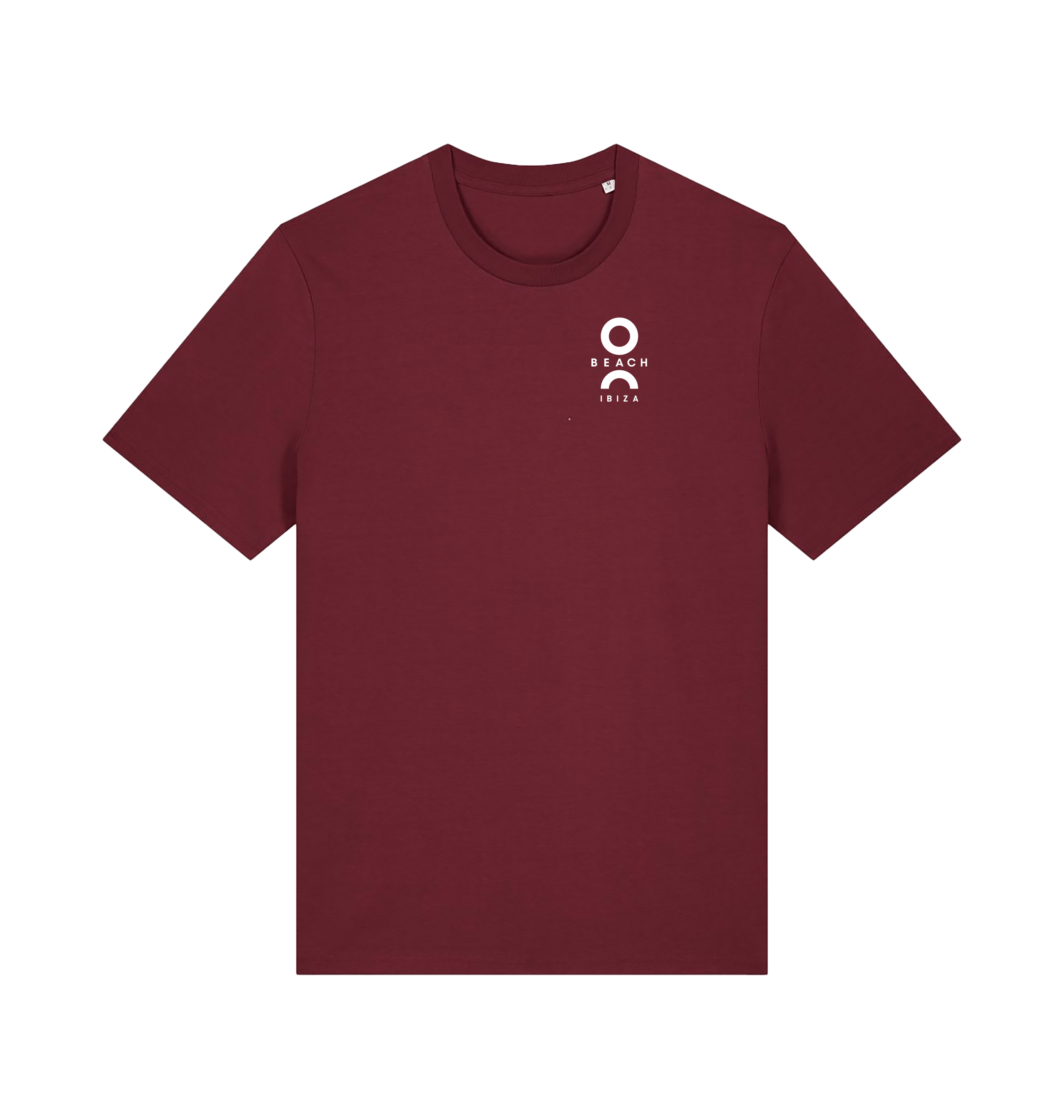 Burgundy Printed T-shirt Front