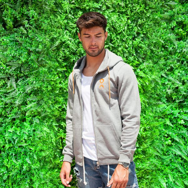 O Beach Grey Unisex Hoodie-O Beach Ibiza Store