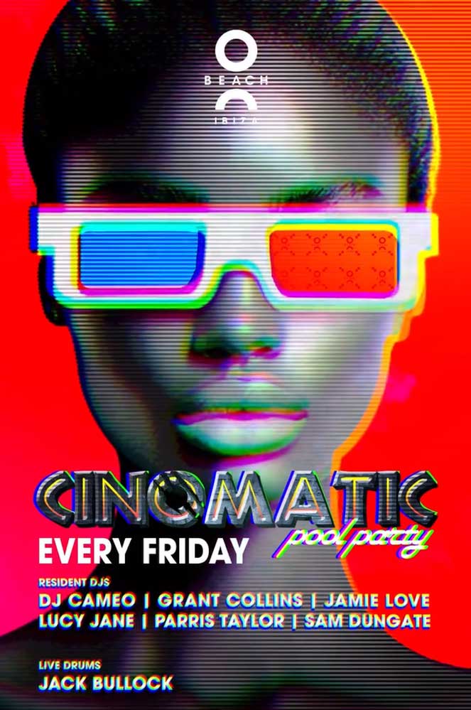 O Beach Ibiza Cinomatic Pool Party