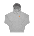 O Beach orange logo pullover hoodie-O Beach Ibiza Store