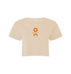 O Beach orange logo women's crop top-O Beach Ibiza Store