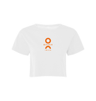 O Beach orange logo women's crop top-O Beach Ibiza Store