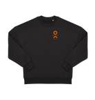 O Beach orange logo oversized sweatshirt-O Beach Ibiza Store