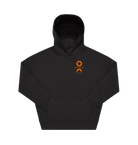 O Beach orange logo pullover hoodie-O Beach Ibiza Store