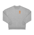 O Beach orange logo oversized sweatshirt-O Beach Ibiza Store