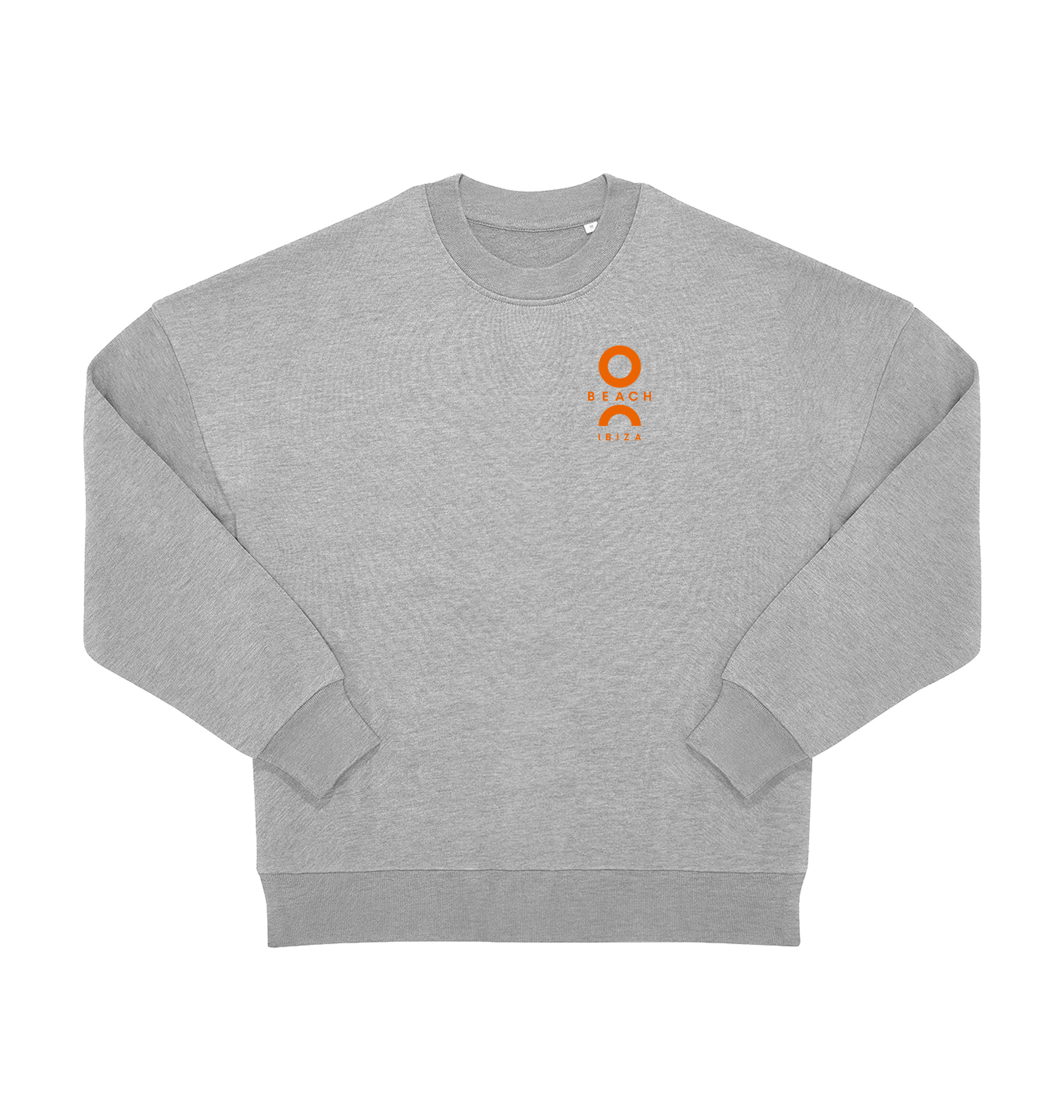 O Beach orange logo oversized sweatshirt-O Beach Ibiza Store