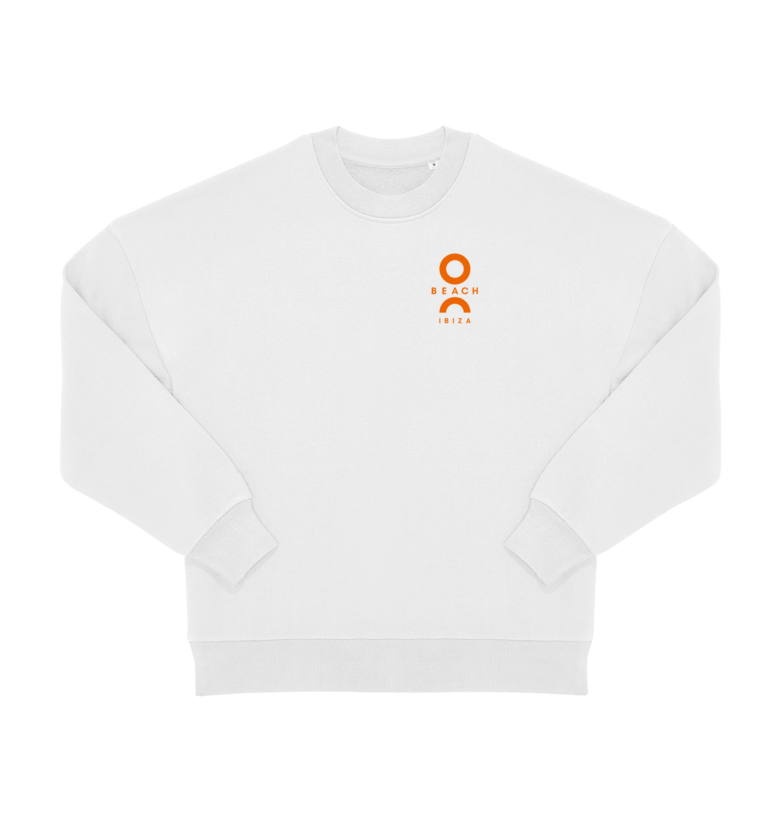 O Beach orange logo oversized sweatshirt-O Beach Ibiza Store