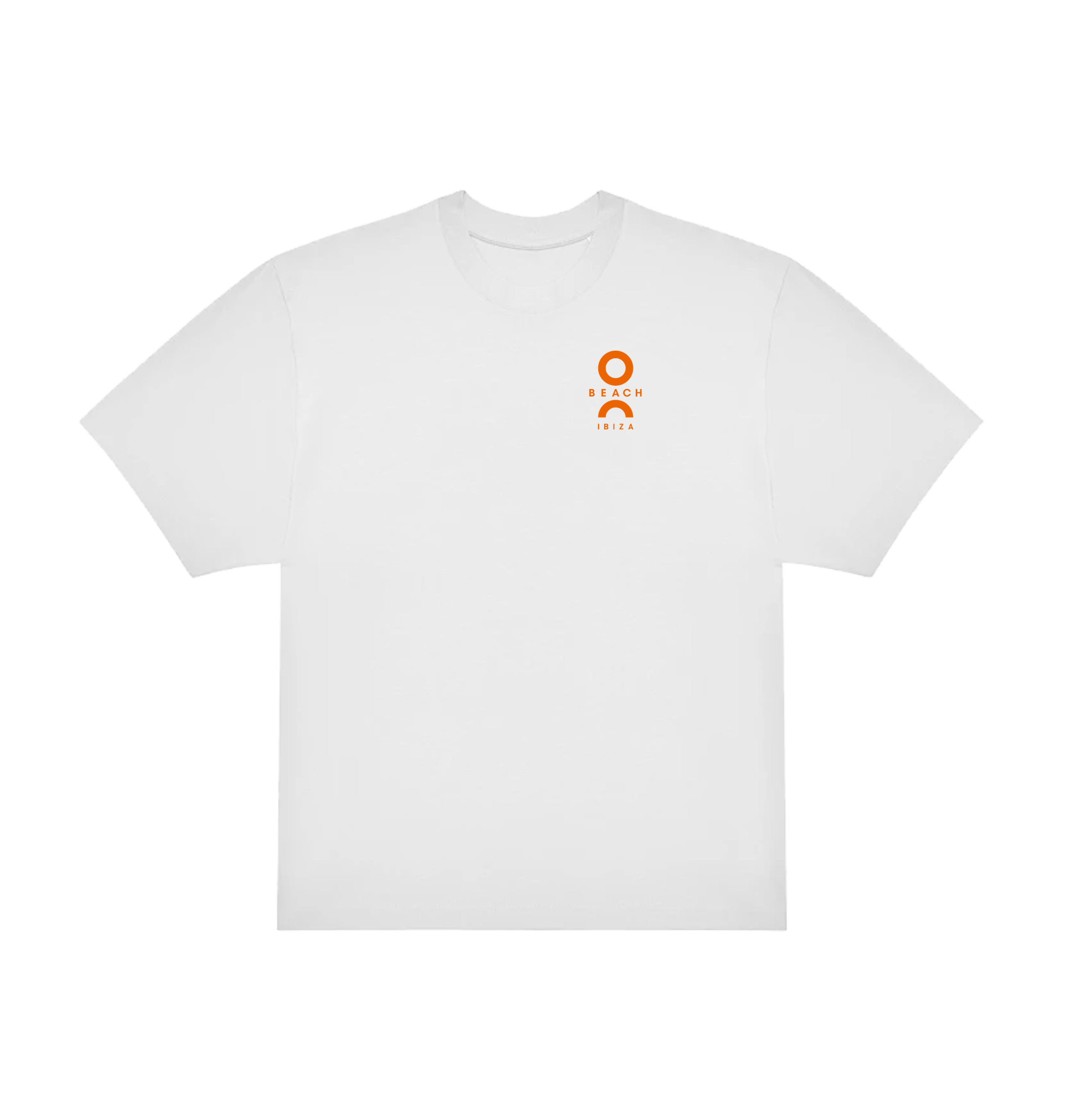 O Beach orange logo oversized t-shirt-O Beach Ibiza Store