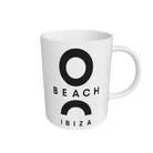 O Beach Logo Print Mug-O Beach Ibiza Store