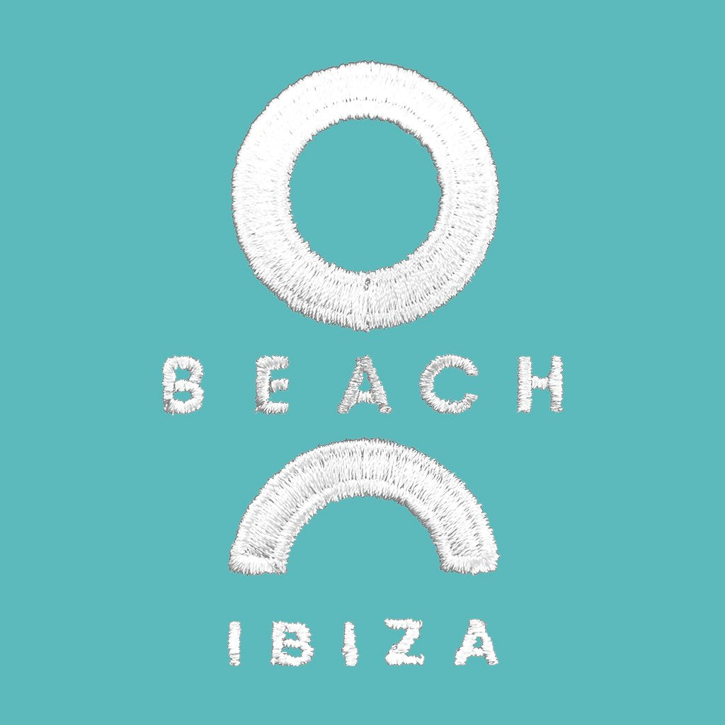 O Beach White Embroidered Logo Sweatshirt-O Beach Ibiza Store