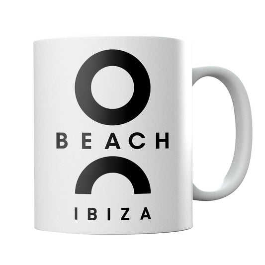 O Beach Black Logo Mug