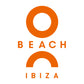 O Beach Orange Logo Velcro Baby Bib