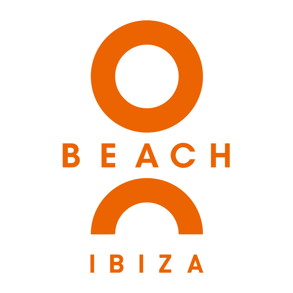 O Beach Orange Logo Velcro Baby Bib