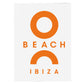O Beach Orange Logo A5 Hard Cover Notebook-Notebook-O Beach Ibiza
