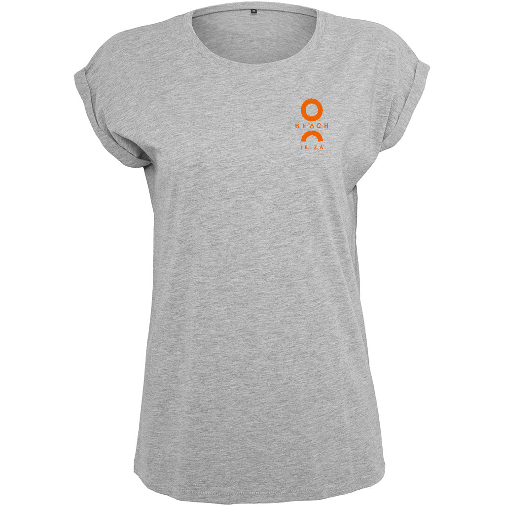 O Beach Orange Logo Women's Casual T-Shirt-T-Shirt-O Beach Ibiza