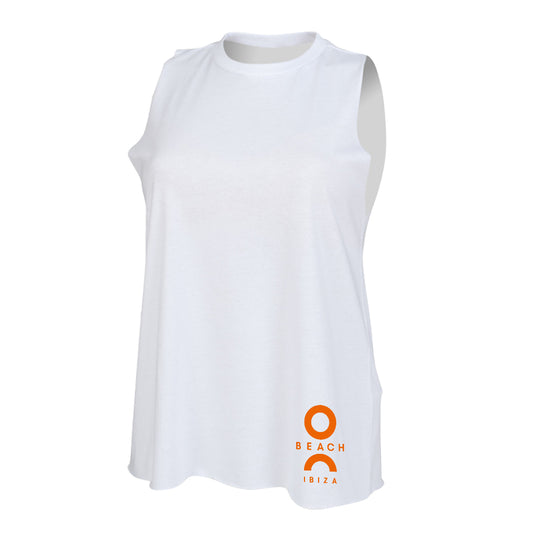 O Beach Orange Logo Women's High Neck Vest