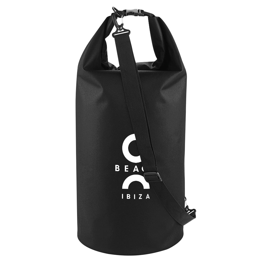 O Beach Logo White Waterproof Dry Tube Bag-O Beach Ibiza Store